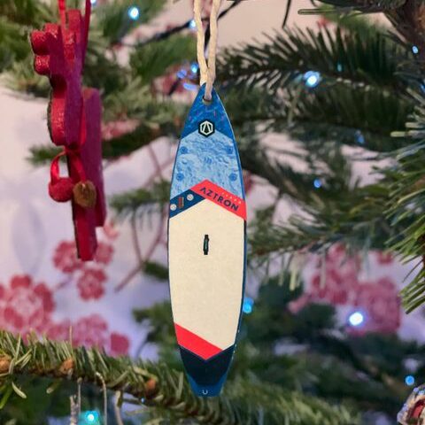 Bespoke Paddleboarding Christmas Tree Decoration - Worthing Watersports - SES-LAZ-CC-HB-101 - South East Signage