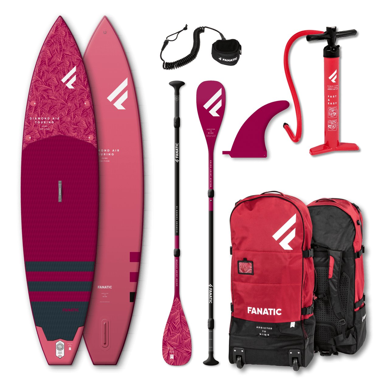 Fanatic Package Diamond Air Touring 2022 iSUP Paddleboard - Worthing Watersports - 9008415938568 - iSUP Packages - Fanatic SUP