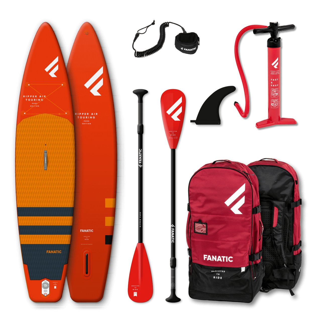 Fanatic Package Ripper Air Touring 2022 iSUP Paddleboard - Worthing Watersports - 9008415938582 - iSUP Packages - Fanatic SUP