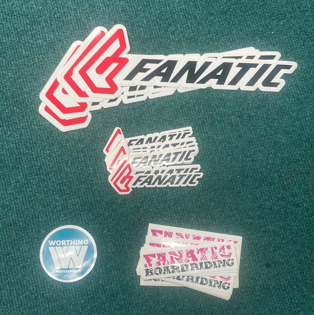 Fanatic Stickers - Worthing Watersports - Decorative Stickers - Fanatic