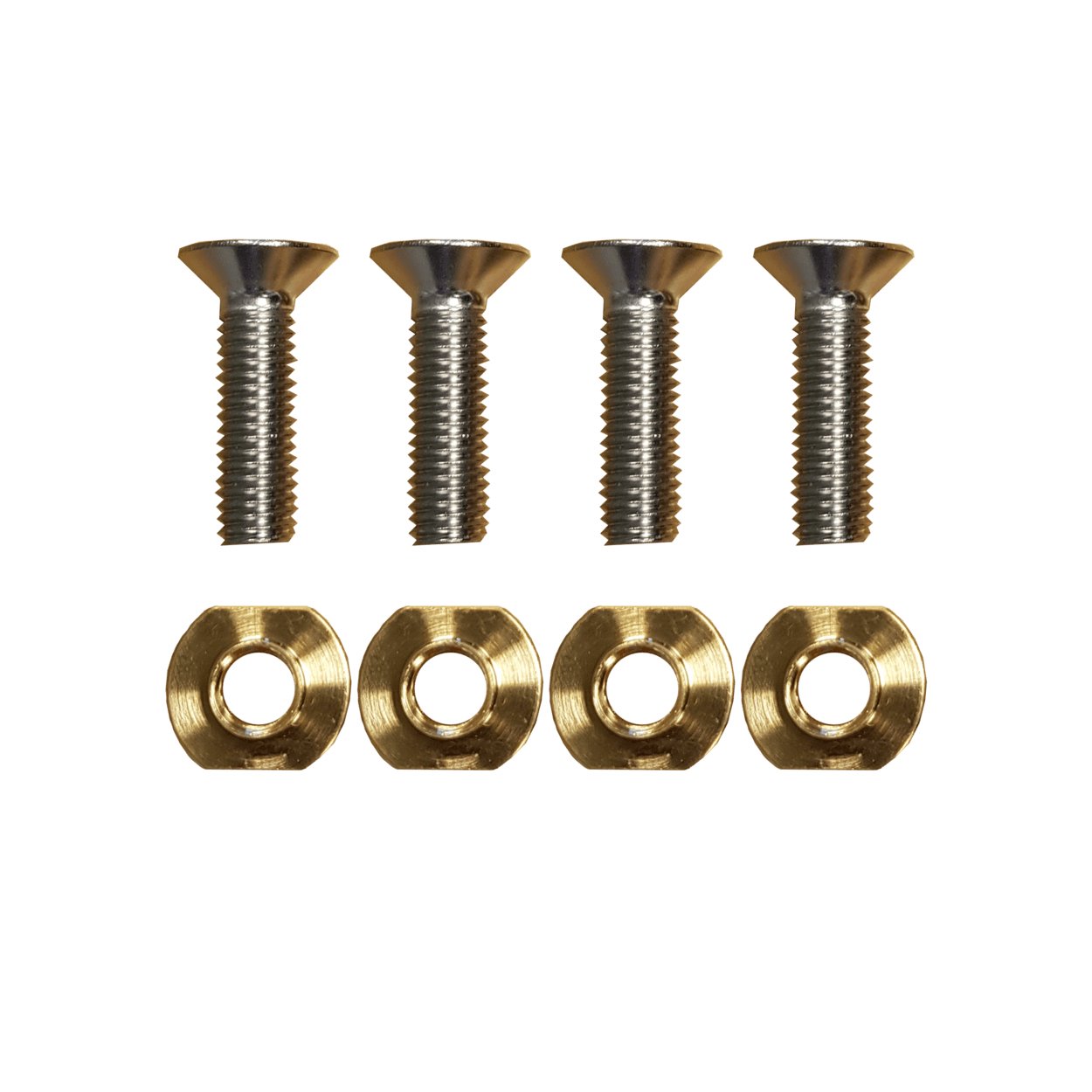 Fanatic X Foil Mounting System (Screws+Nuts) (4pcs) 2021 - Worthing Watersports - 9008415919093 - Spareparts - Fanatic X