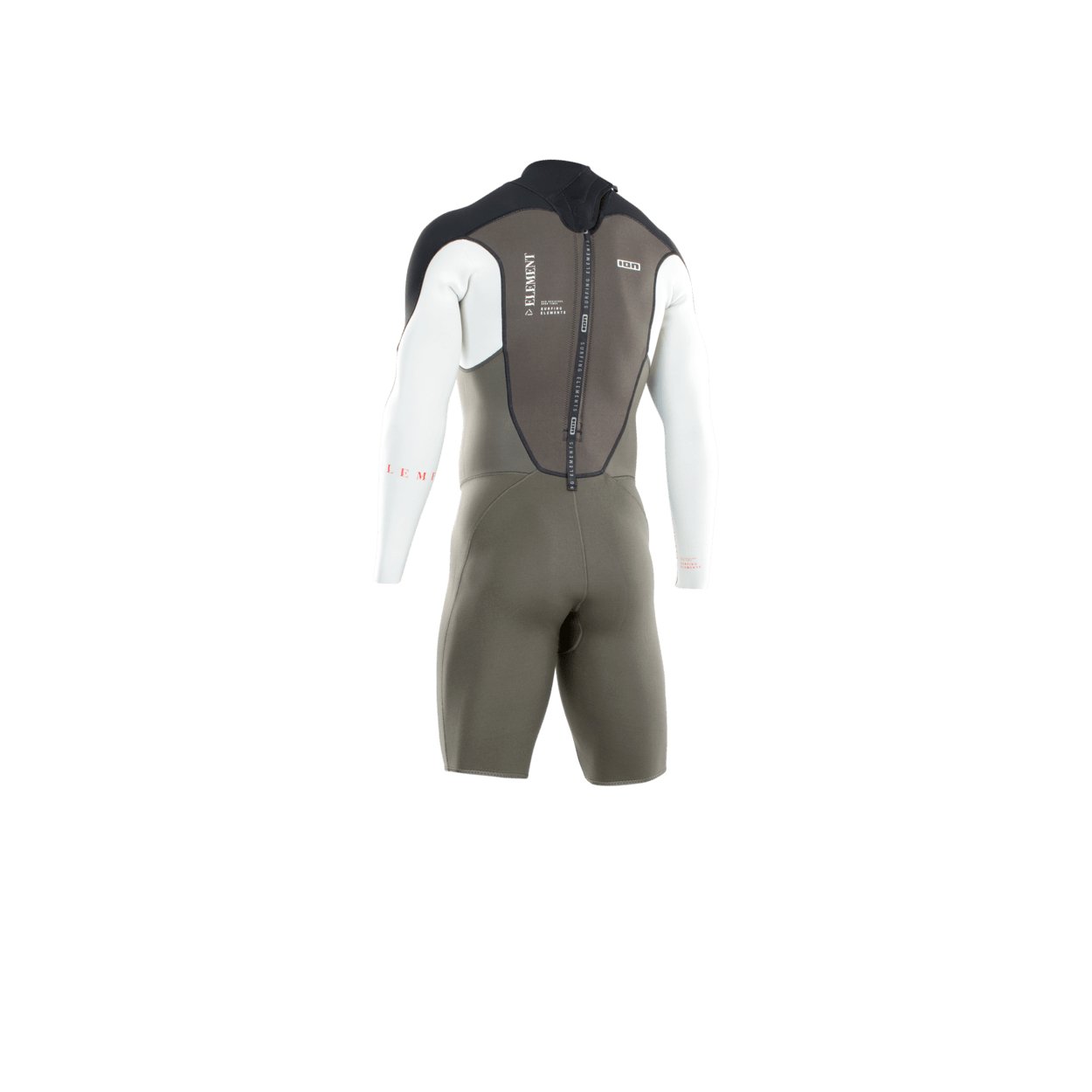 ION Men Wetsuit Element 2/2 Shorty Longsleeve Back Zip 2022 - Worthing Watersports - 9008415951574 - Wetsuits - ION Water