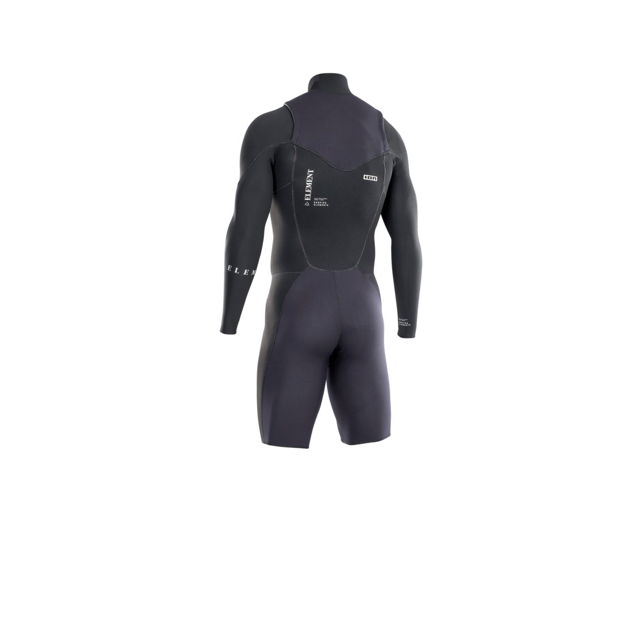 ION Men Wetsuit Element 2/2 Shorty Longsleeve Front Zip 2022 - Worthing Watersports - 9008415951024 - Wetsuits - ION Water