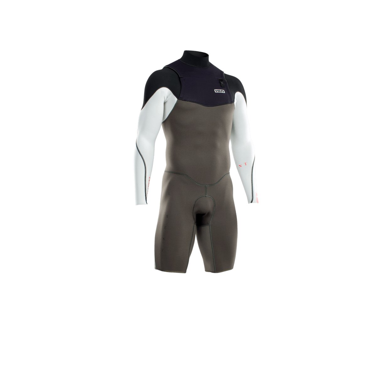 ION Men Wetsuit Element 2/2 Shorty Longsleeve Front Zip 2022 - Worthing Watersports - 9008415951031 - Wetsuits - ION Water