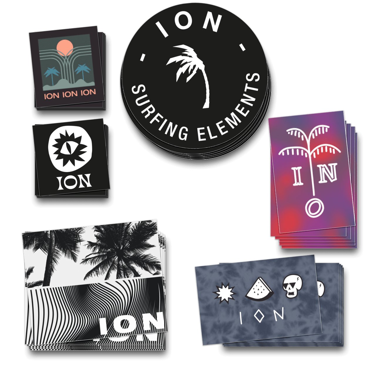 ION Stickerpack Icons (20pcs) 2022 - Worthing Watersports - 9008415920143 - Promo - ION Water
