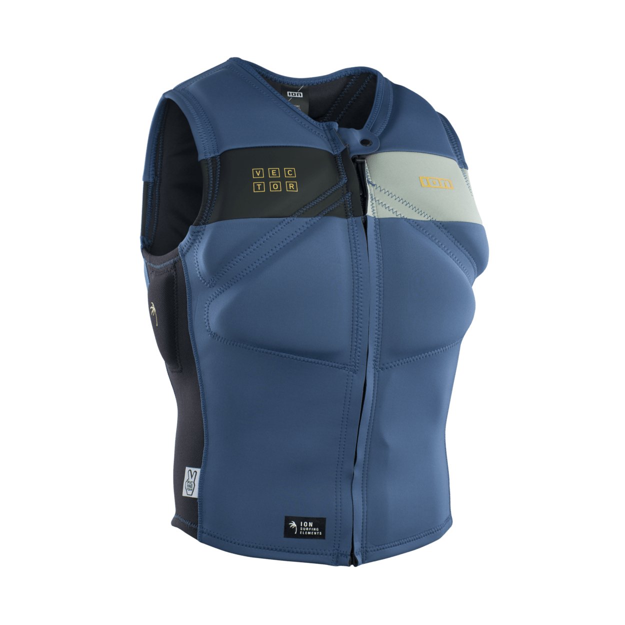 ION Vector Vest Amp Front Zip 2024 - Worthing Watersports - 9010583082806 - Protection - ION Water