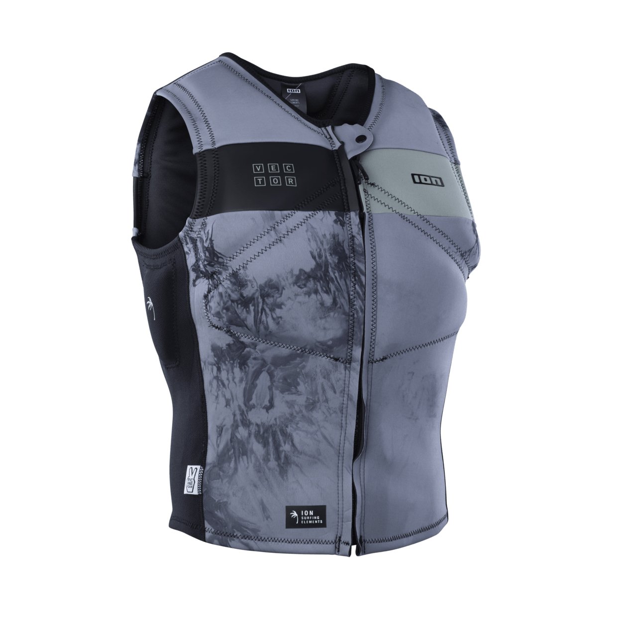 ION Vector Vest Amp Front Zip 2024 - Worthing Watersports - 9010583174280 - Protection - ION Water