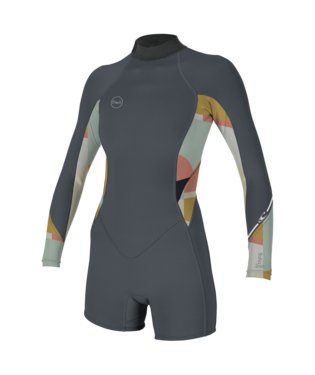 O'Neill Womens Bahia 2/1 Back Zip L/S Spring - Worthing Watersports - Wetsuits - O'Neill