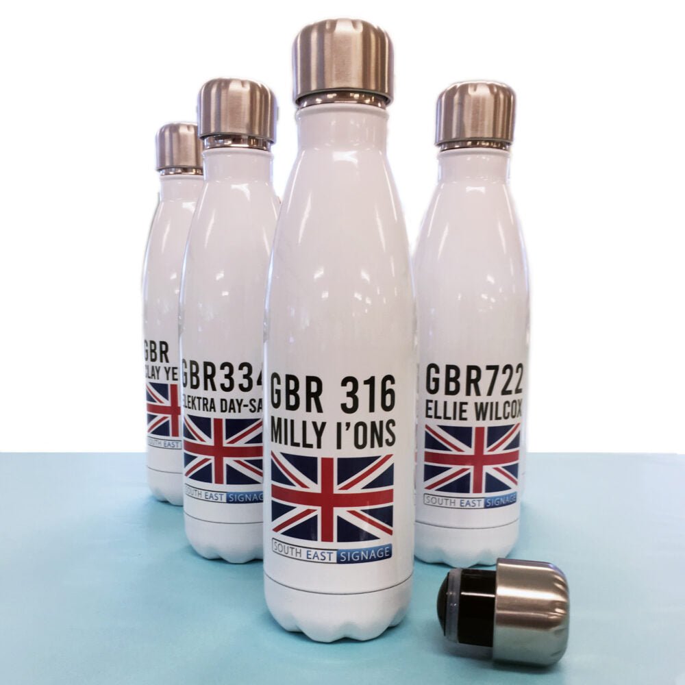 Stainless Steel Water Bottle 500ml - Worthing Watersports - SES - 500ml Water Bottle - South East Signage