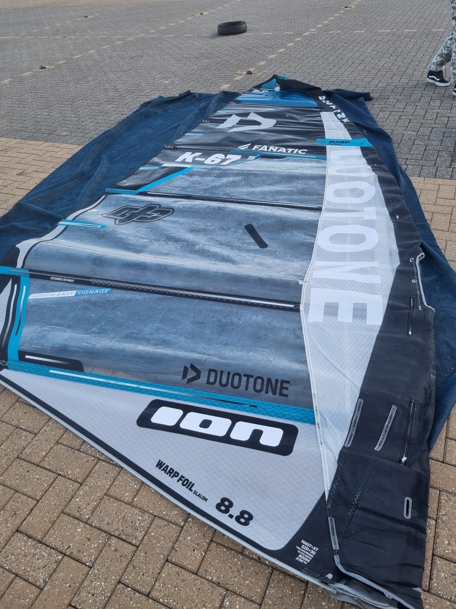 Used Duotone Foil Warp 2021 8.8 - Worthing Watersports - Windsurfing Sails - Duotone Windsurfing