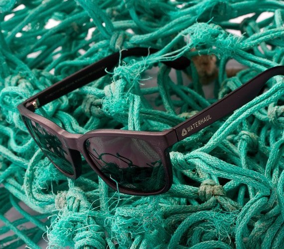 Waterhaul Zennor - Recycled Fishing Net Sunglasses - Worthing Watersports - Zennor Slate - Blue Mirror Polarised Polycarbonate - WATERHAUL
